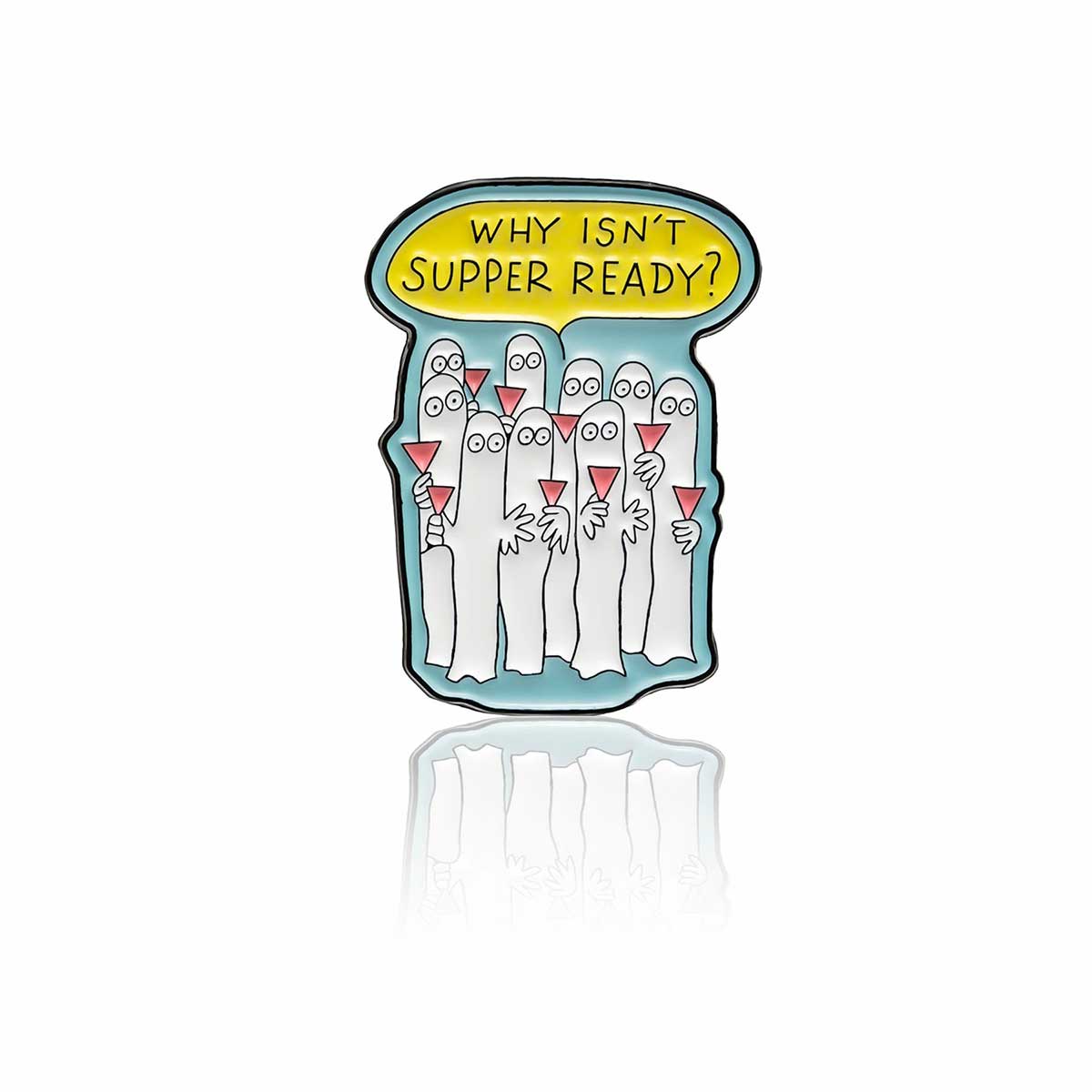 Moomin ムーミン PINBOX ピンボックス ピンバッジ ( ニョロニョロ「夕食はまだ？」 )