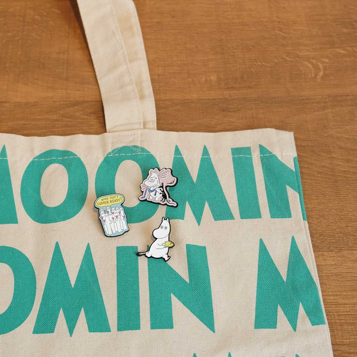 Moomin ムーミン PINBOX ピンボックス ピンバッジ ( ニョロニョロ「夕食はまだ？」 )