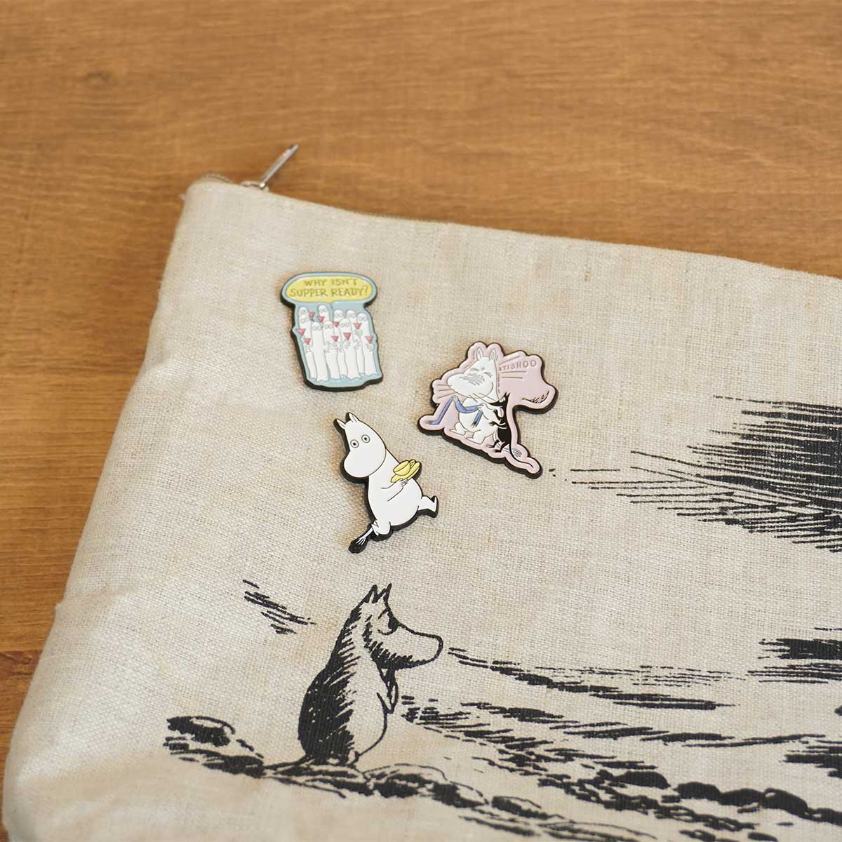 Moomin ムーミン PINBOX ピンボックス ピンバッジ ( ニョロニョロ「夕食はまだ？」 )