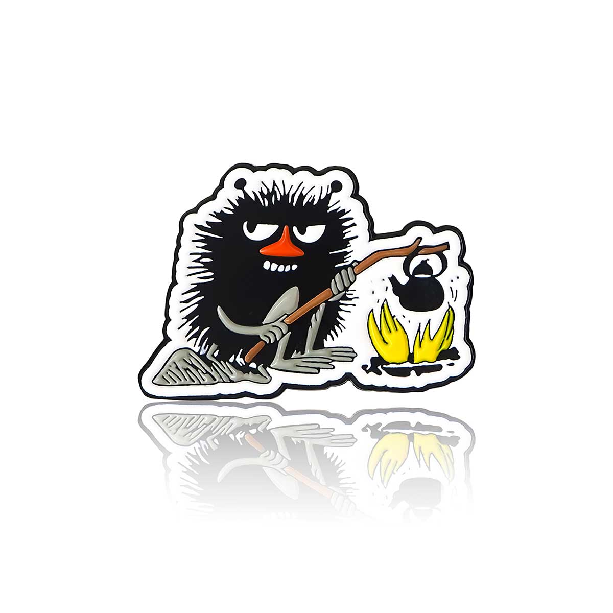 Moomin ムーミン PINBOX ピンボックス ピンバッジ ( 焚火と