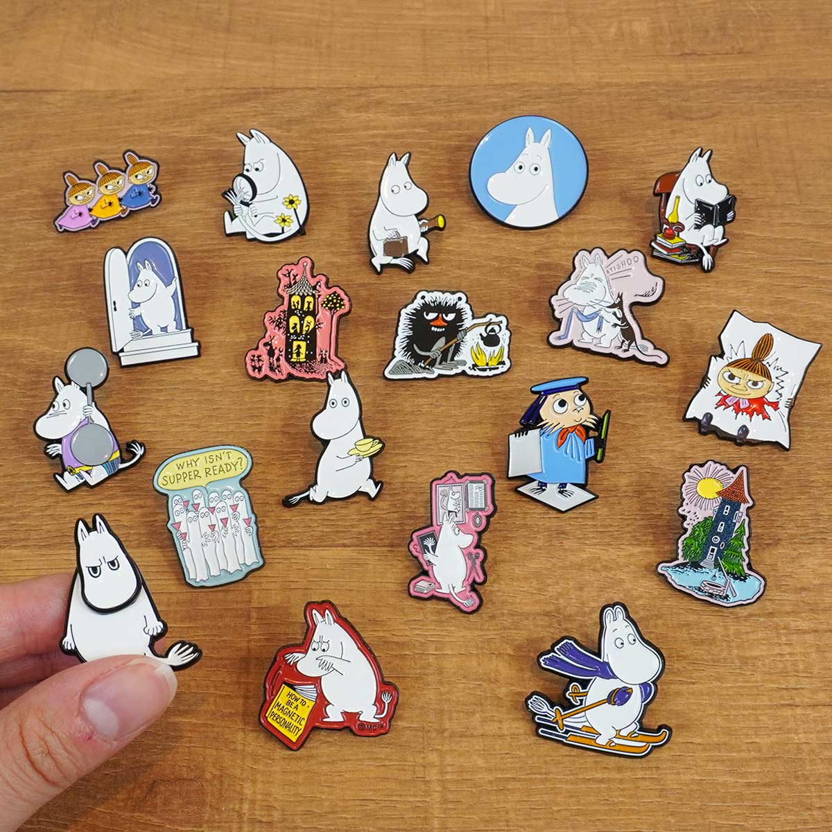 北欧雑貨限定】Moomin ムーミン PINBOX ピンボックス ピンバッジ