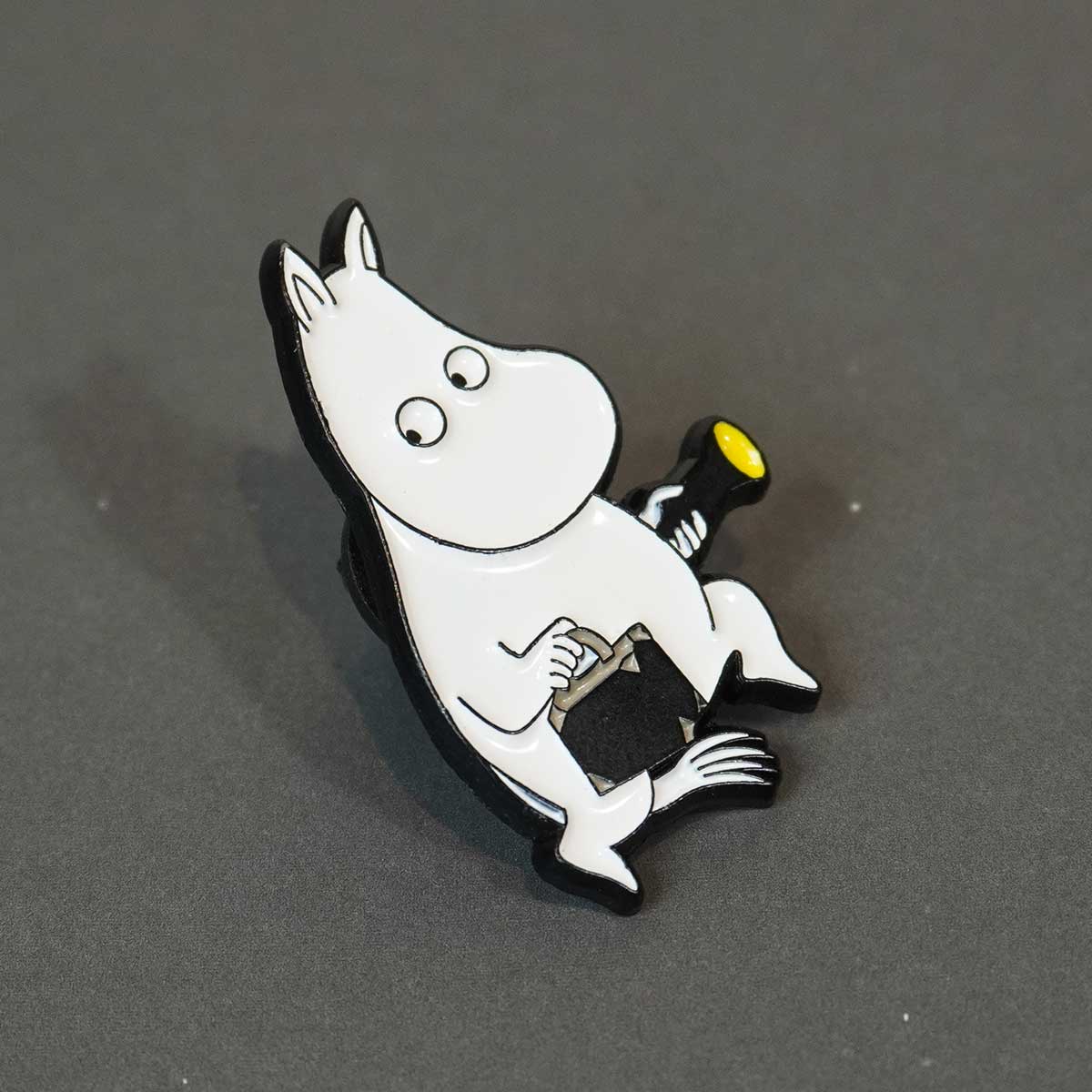 【北欧雑貨限定】Moomin ムーミン PINBOX ピンボックス ピンバッジ ( ムーミン / 懐中電灯 )