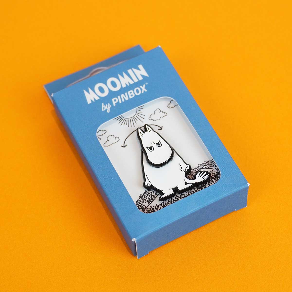 Moomin ムーミン PINBOX ピンボックス ゆらゆらピンバッジ ( アングリームーミン )