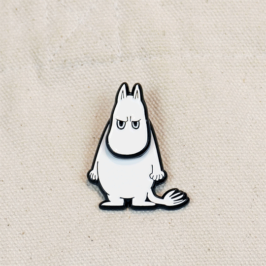 Moomin ムーミン PINBOX ピンボックス ゆらゆらピンバッジ ( アングリームーミン )