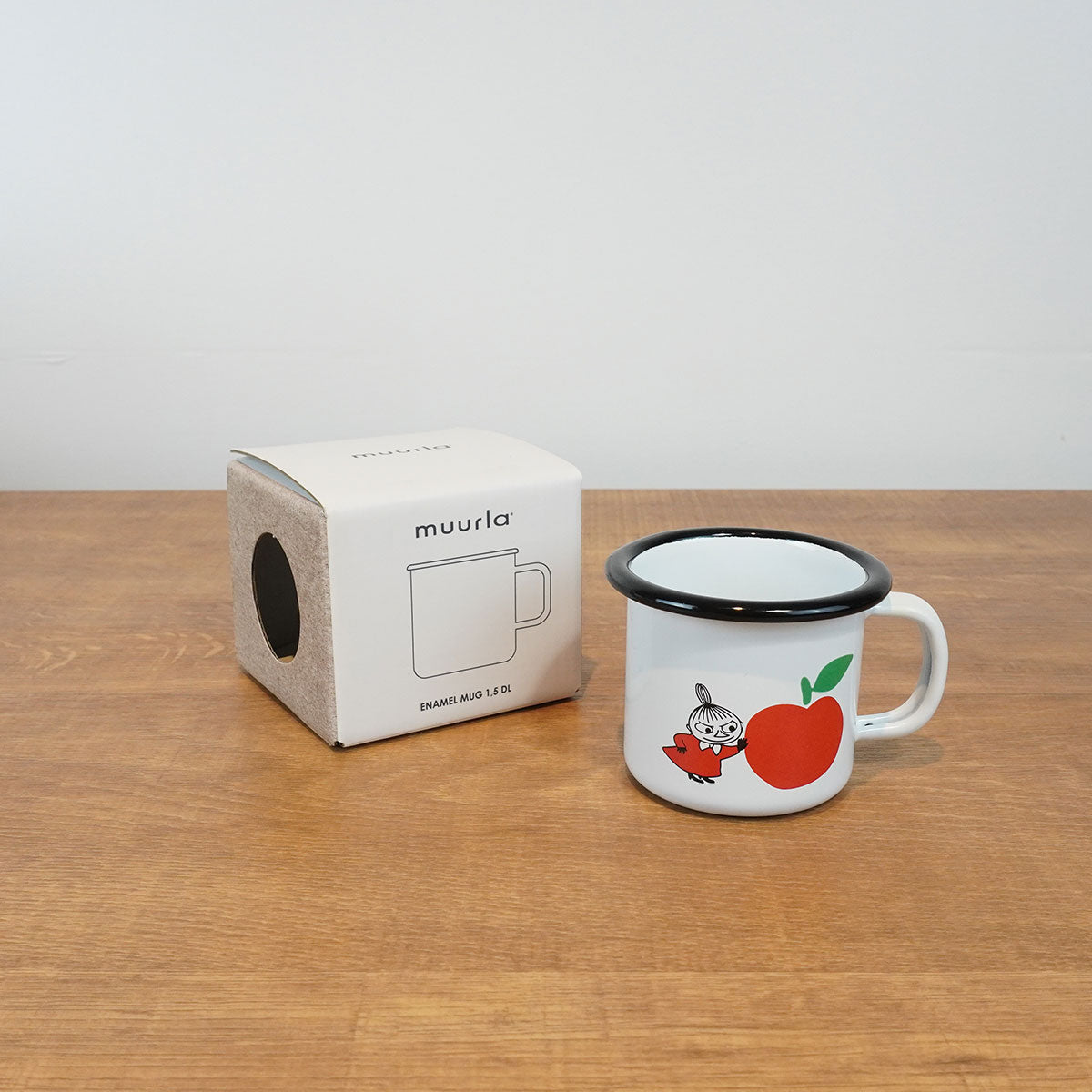 Moomin ムーミン Muurla ムールラ ホーローマグ ( JOYFUL APPLES / リトルミイ / 150ml )