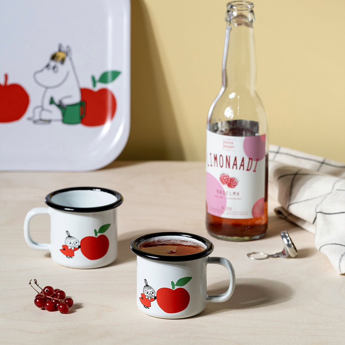 Moomin ムーミン Muurla ムールラ ホーローマグ ( JOYFUL APPLES / リトルミイ / 150ml )