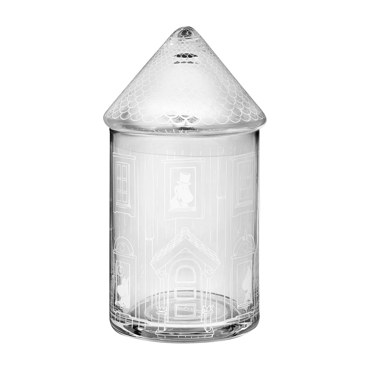 Moomin ムーミン Muurla ムールラ ガラスジャー ( ムーミンハウス / ミニ )