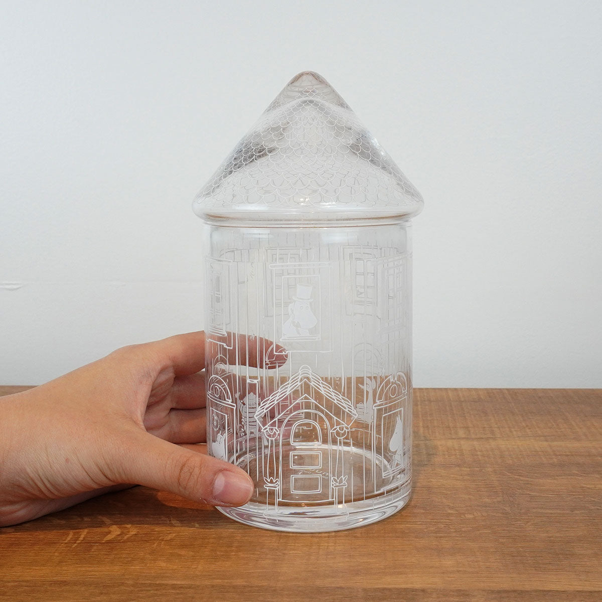 Moomin ムーミン Muurla ムールラ ガラスジャー ( ムーミンハウス / ミニ )