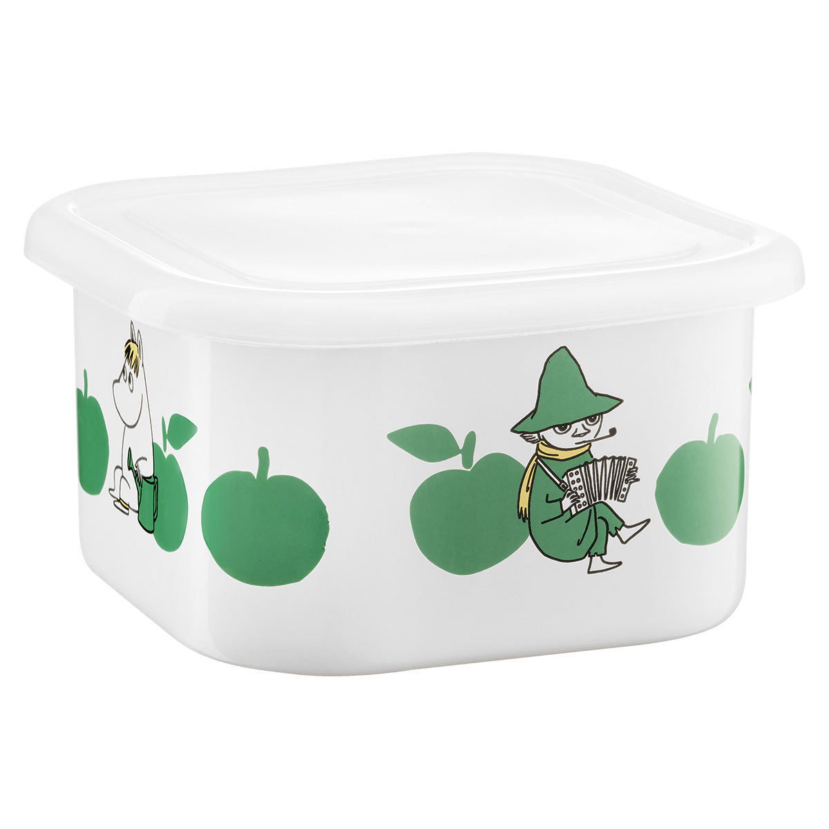 Moomin ムーミン Muurla ムールラ ホーロー保存容器 ( JOYFUL APPLES / スナフキン / 1500ml )