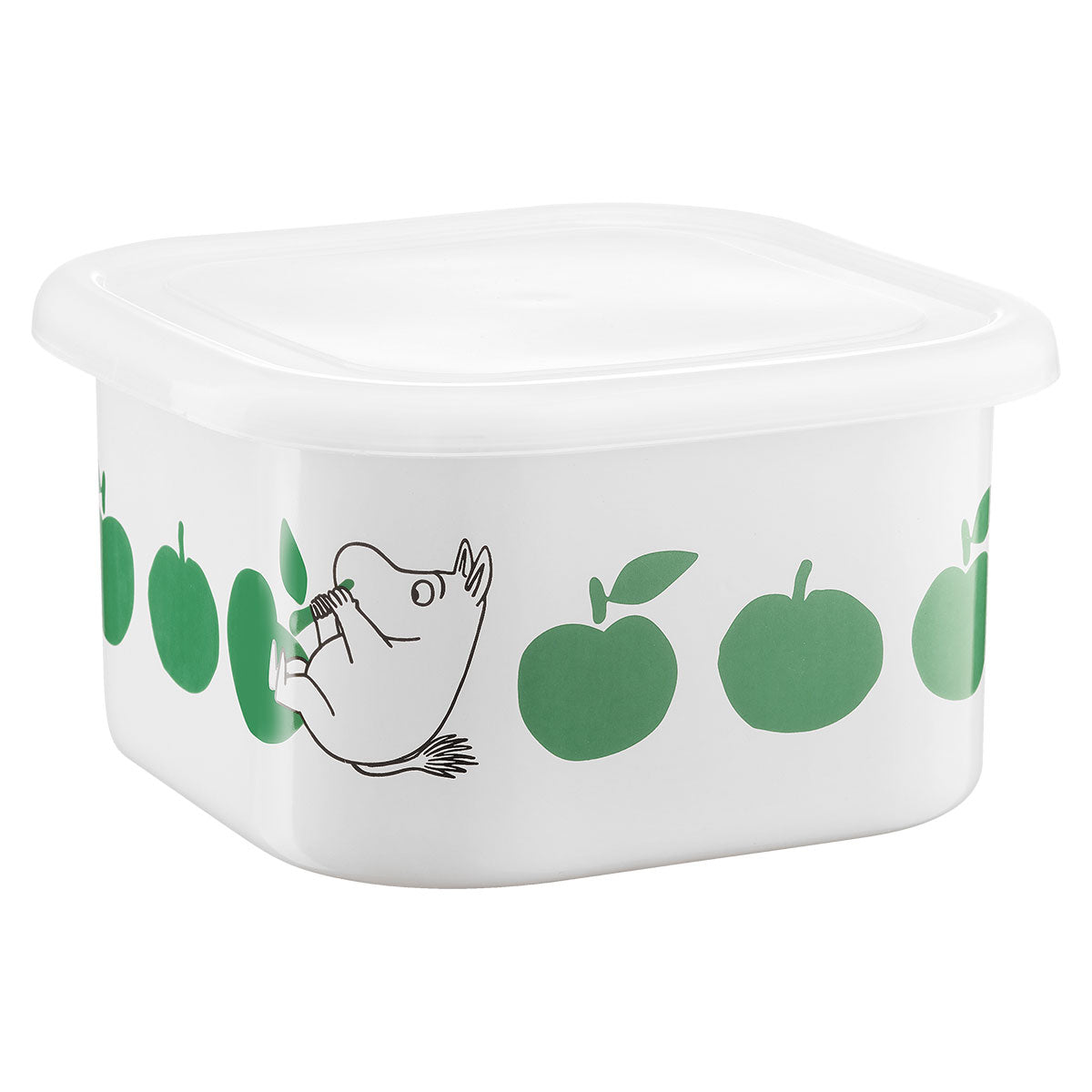 Moomin ムーミン Muurla ムールラ ホーロー保存容器 ( JOYFUL APPLES / スナフキン / 1500ml )