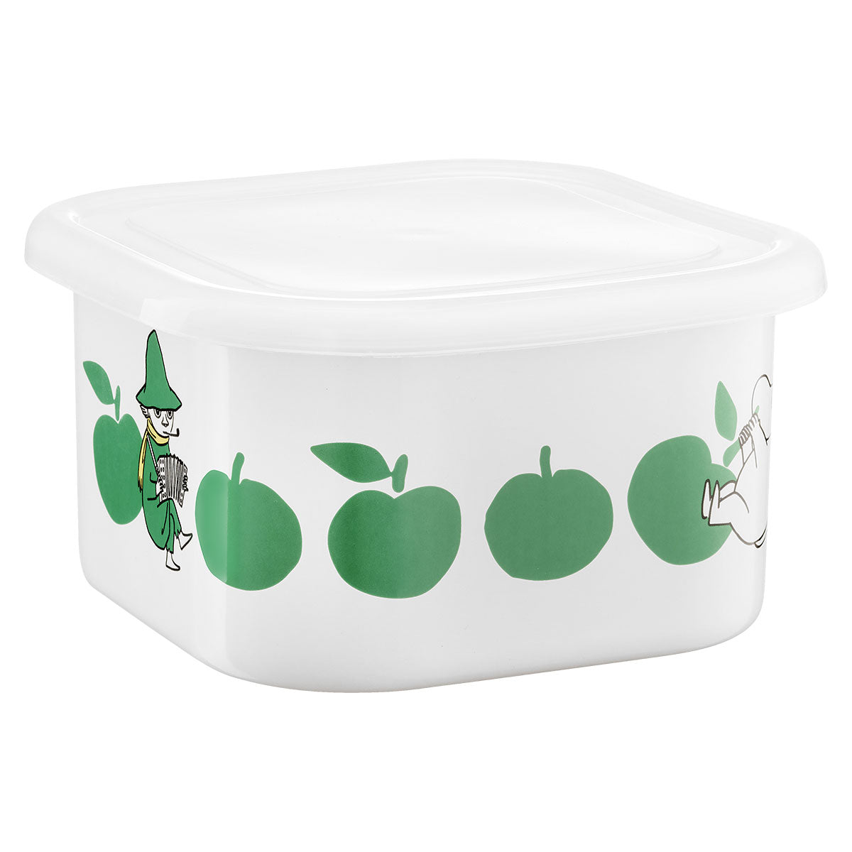 Moomin ムーミン Muurla ムールラ ホーロー保存容器 ( JOYFUL APPLES / スナフキン / 1500ml )