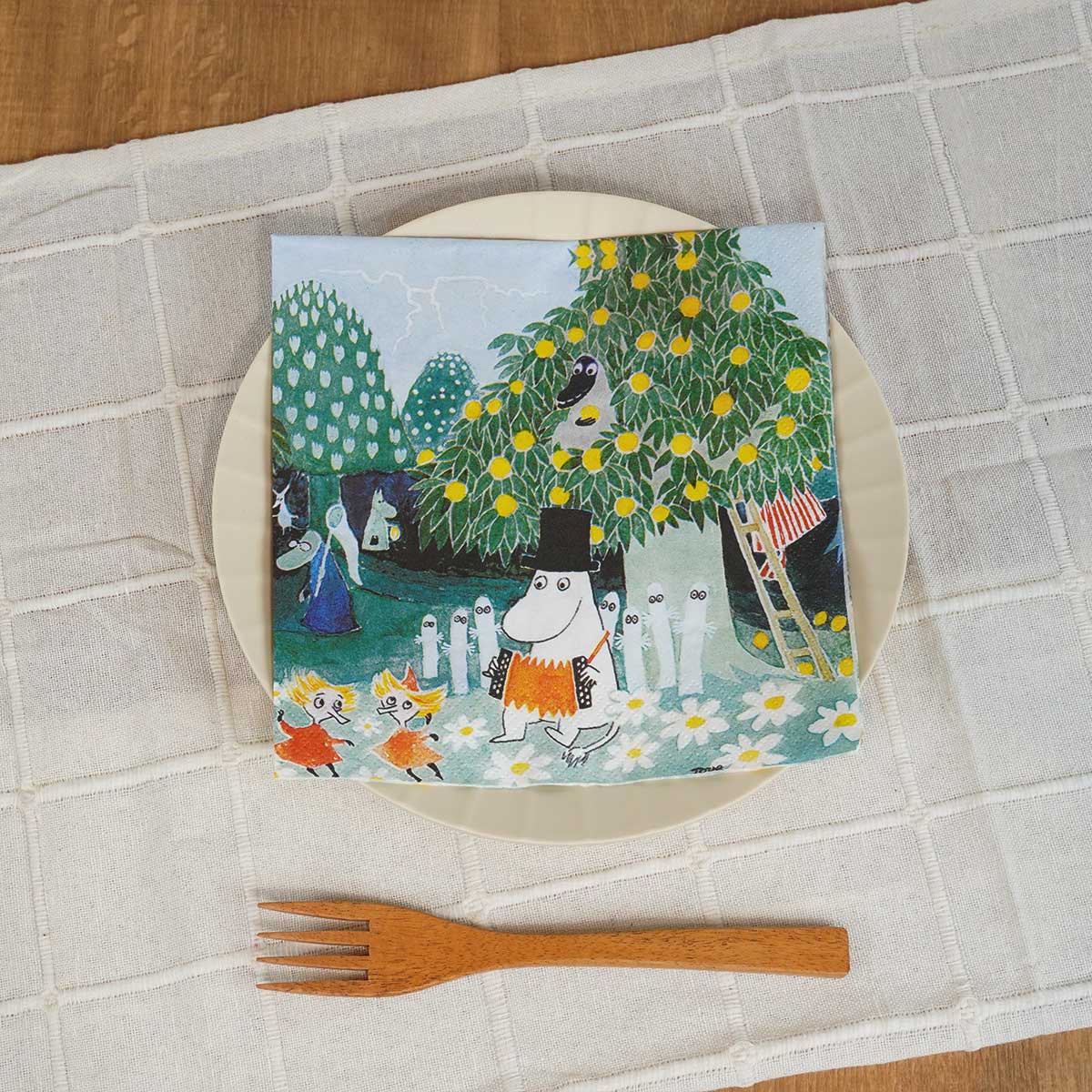 Moomin ムーミン Havi ハヴィ デザインペーパー ( 飛行おにの帽子 / 20枚入り )