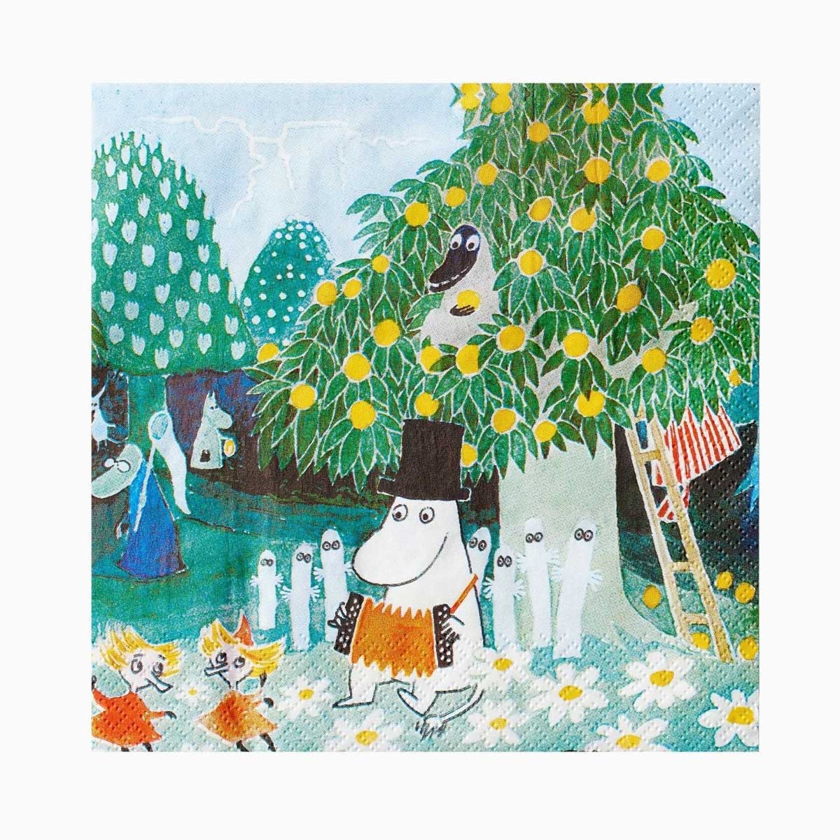 Moomin ムーミン Havi ハヴィ デザインペーパー ( 飛行おにの帽子 / 20枚入り )