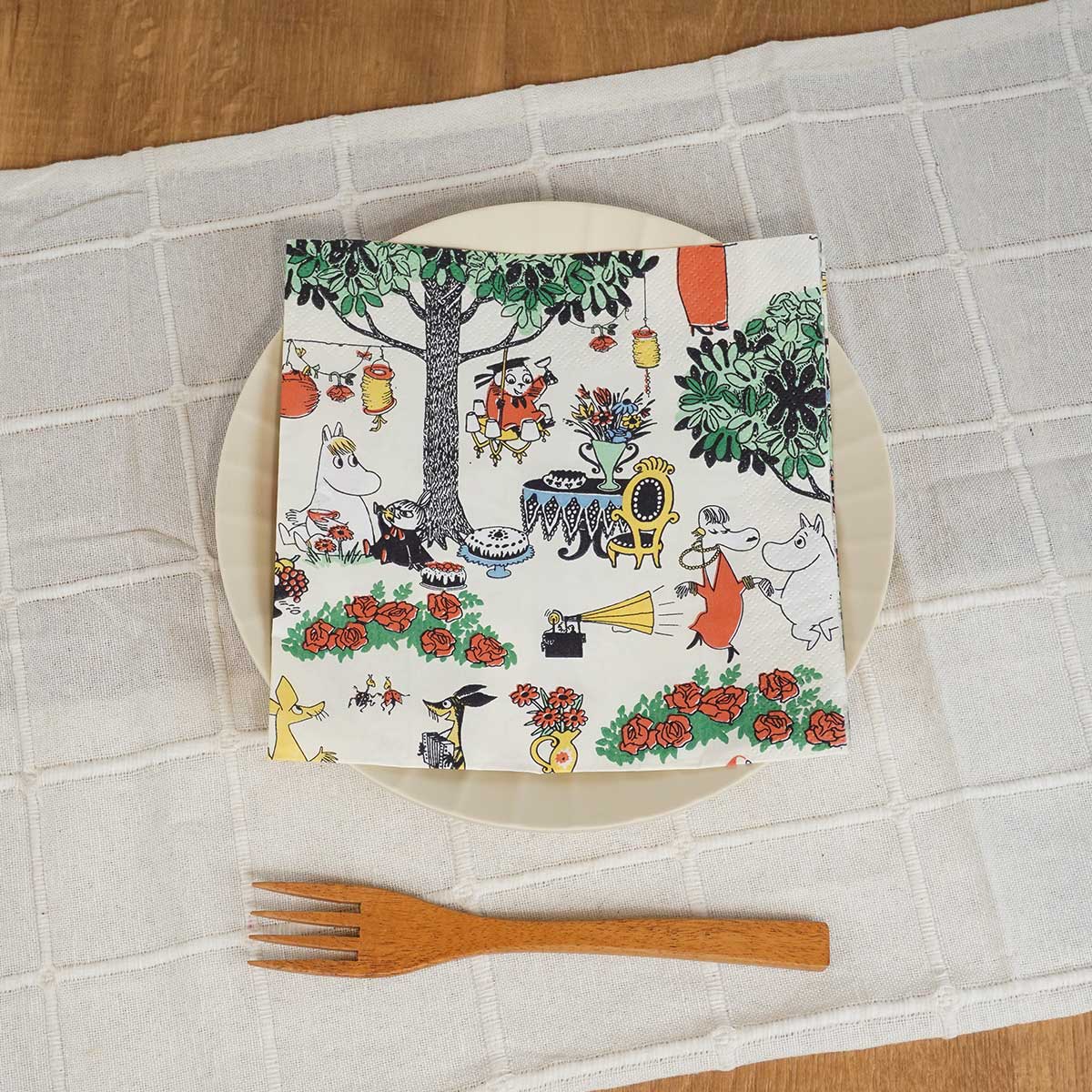 Moomin ムーミン Havi ハヴィ デザインペーパー ( ガーデンパーティー / 20枚入り )