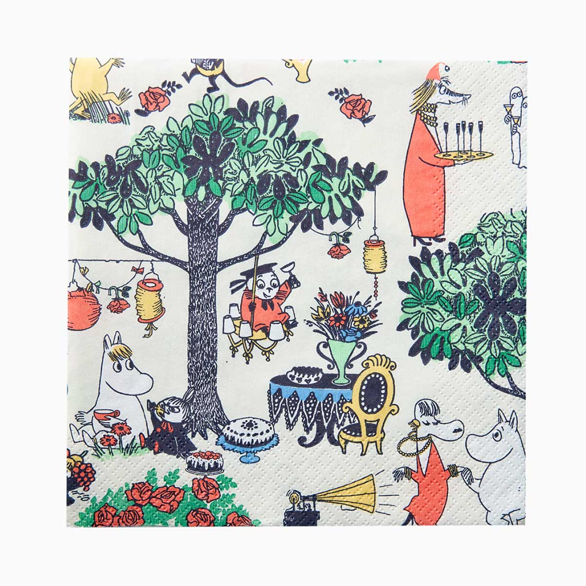 Moomin ムーミン Havi ハヴィ デザインペーパー ( ガーデンパーティー / 20枚入り )