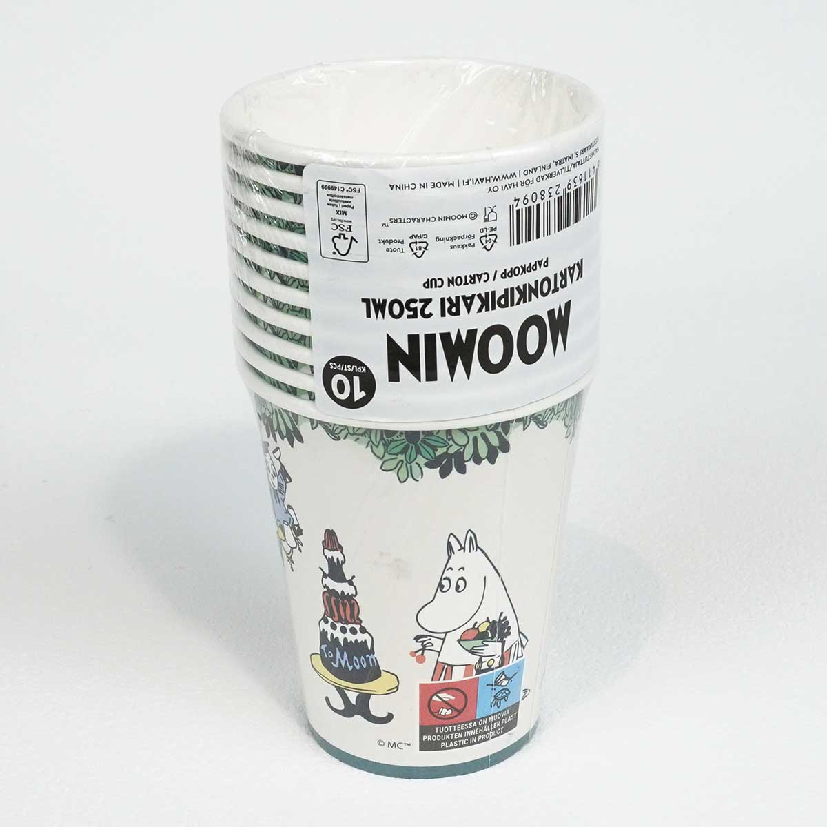 Moomin ムーミン Havi ハヴィ ペーパーカップ ( ガーデンパーティー / 250ml / 10個入り )