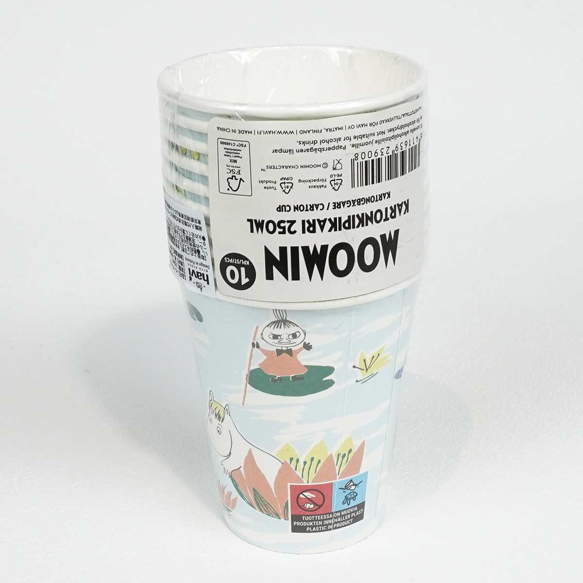 Moomin ムーミン Havi ハヴィ ペーパーカップ ( 水の上 / 250ml / 10個入り )