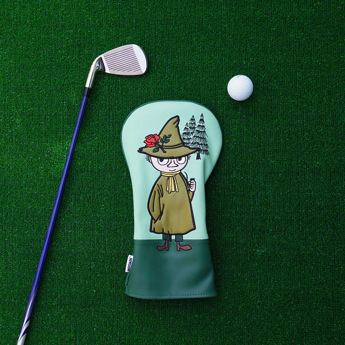 Moomin ムーミン Havenix Golf ハベニクスゴルフ ドライバーヘッドカバー ( スナフキン / グリーン )