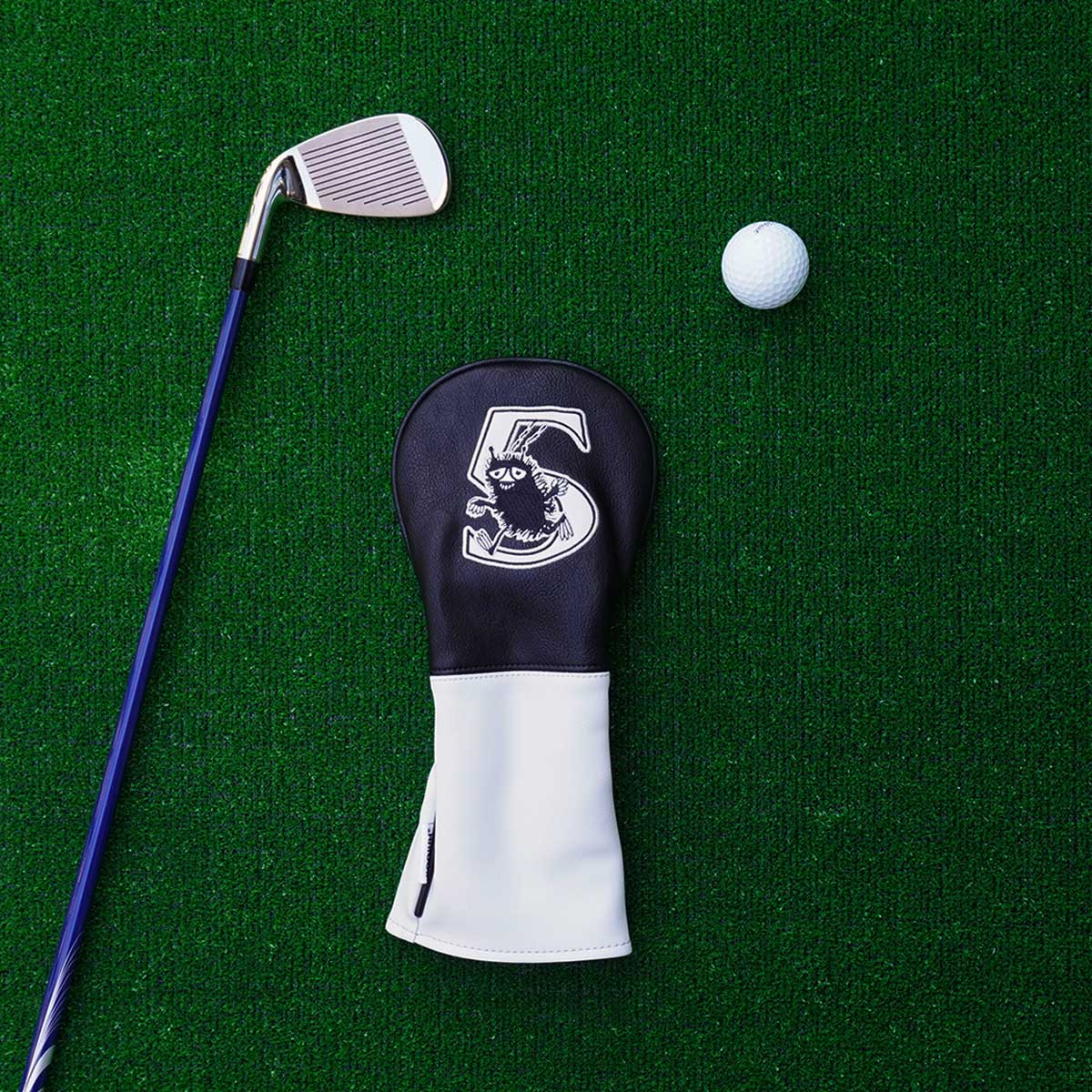 Moomin ムーミン Havenix Golf ハベニクスゴルフ フェアウェイウッドヘッドカバー ( スティンキー )