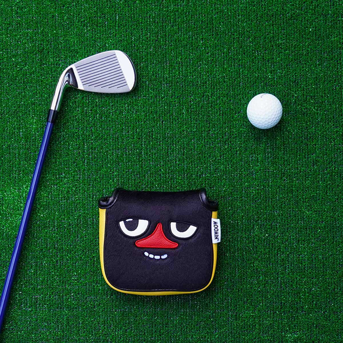 Moomin ムーミン Havenix Golf ハベニクスゴルフ ワイドマレットパターヘッドカバー ( スティンキー / イエロー )