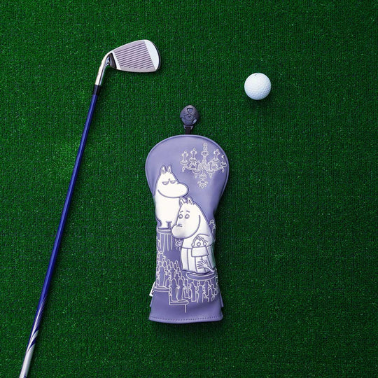 Moomin ムーミン Havenix Golf ハベニクスゴルフ フェアウェイウッドヘッドカバー ( ニョロニョロの侵略 / ブルーグレー )