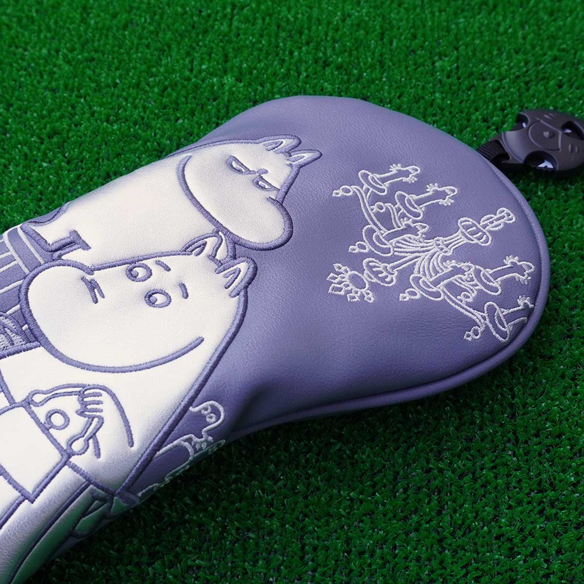 Moomin ムーミン Havenix Golf ハベニクスゴルフ フェアウェイウッドヘッドカバー ( ニョロニョロの侵略 / ブルーグレー )