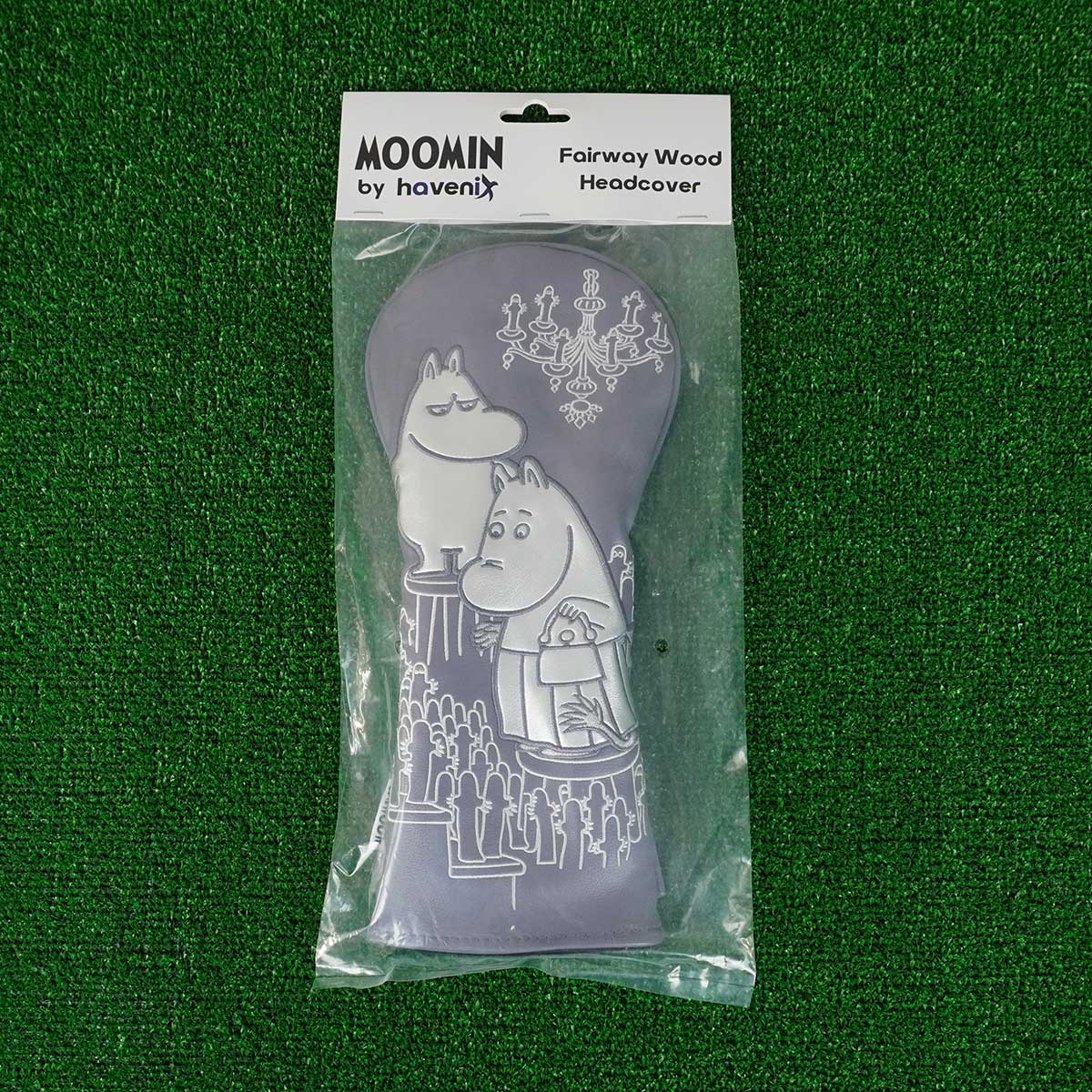 Moomin ムーミン Havenix Golf ハベニクスゴルフ フェアウェイウッドヘッドカバー ( ニョロニョロの侵略 / ブルーグレー )