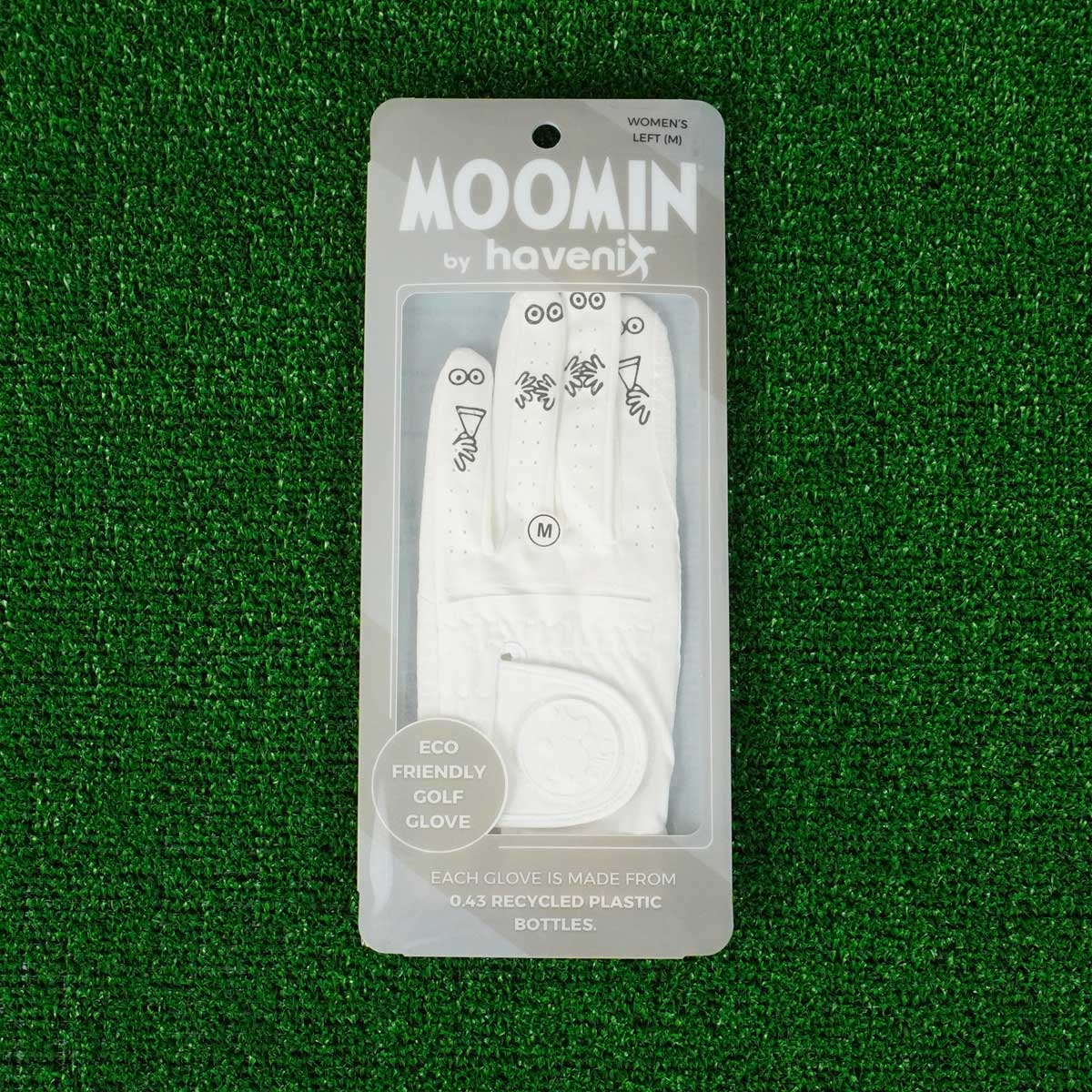 Moomin ムーミン Havenix Golf ハベニクスゴルフ ゴルフグローブ ( ニョロニョロ / レディースサイズ / 右利き用 )
