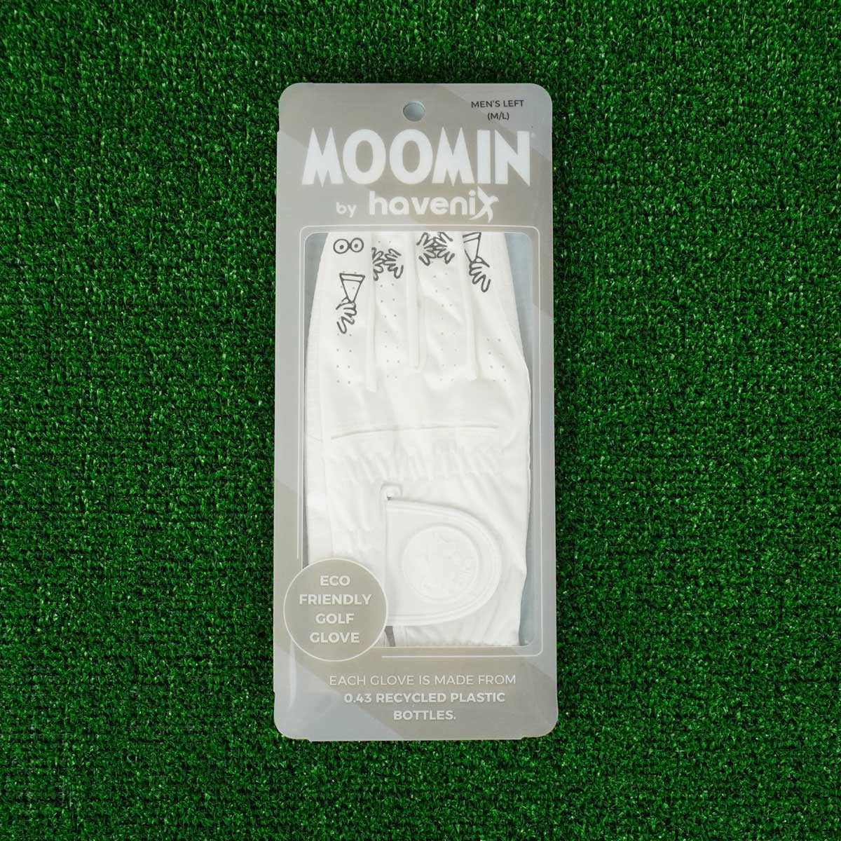 Moomin ムーミン Havenix Golf ハベニクスゴルフ ゴルフグローブ ( ニョロニョロ / メンズサイズ / 右利き用 )