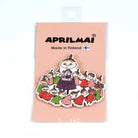 Moomin ムーミン APRILMAI アプリルマイ 木製マグネット ( ミムラ姉さんと17人の子どもたち )