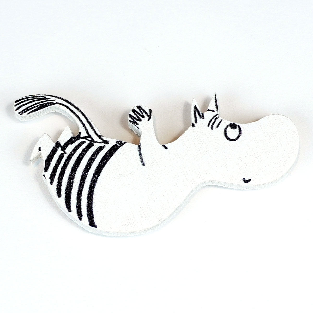 Moomin ムーミン APRILMAI アプリルマイ 木製マグネット ( 飛び込みムーミン )