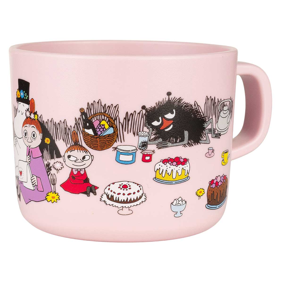 Moomin ムーミン Ratt Start ラットスタート 取っ手付きカップ ( Moomin Picknick / ピンク )