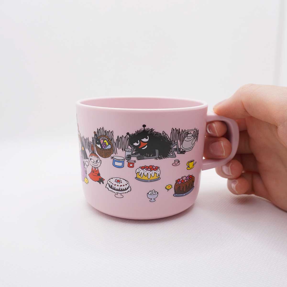 Moomin ムーミン Ratt Start ラットスタート 取っ手付きカップ ( Moomin Picknick / ピンク )