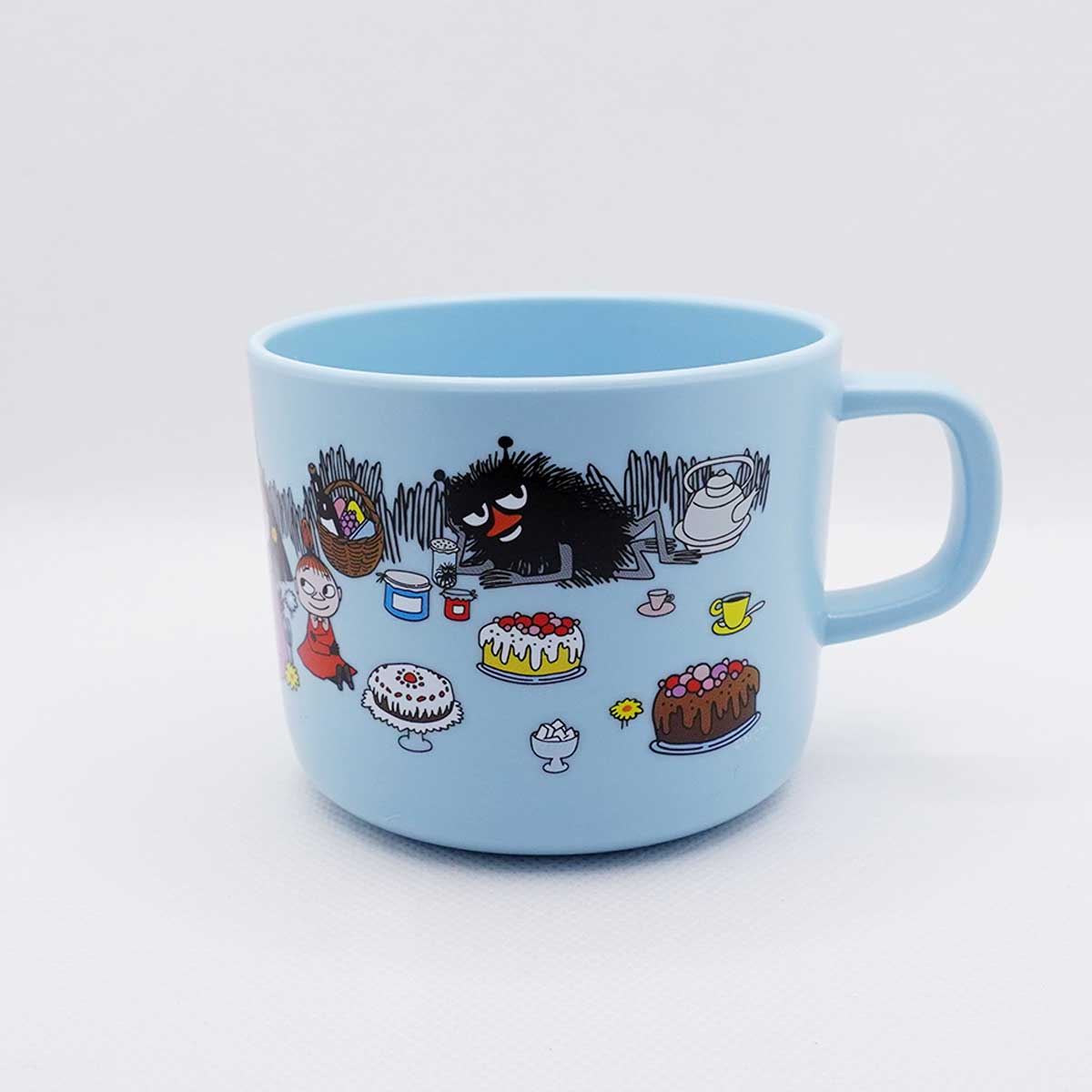 Moomin ムーミン Ratt Start ラットスタート 取っ手付きカップ ( Moomin Picknick / ライトブルー )