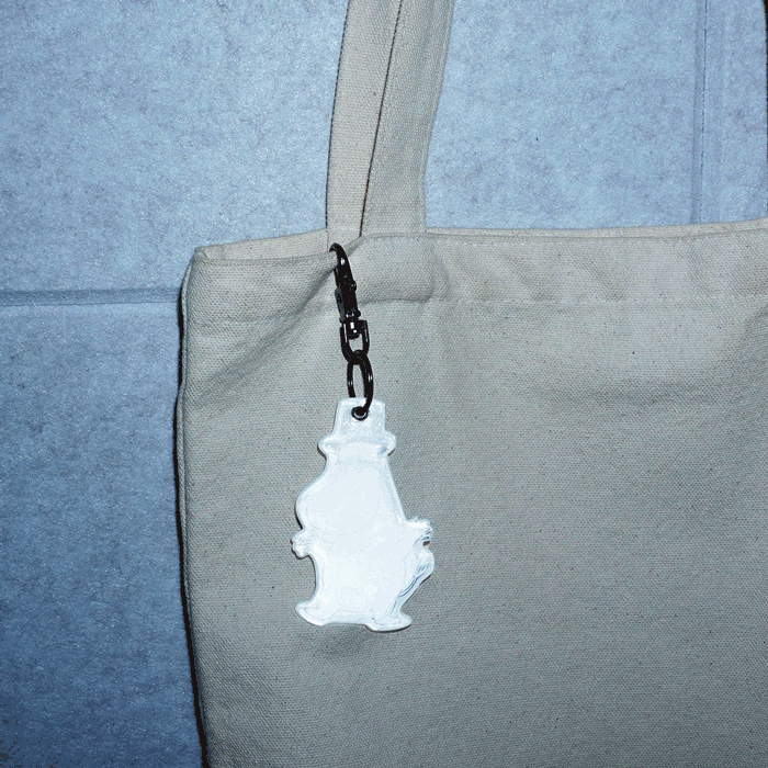 Moomin ムーミン Accepta アクセプタ リフレクター ( ムーミンパパ )