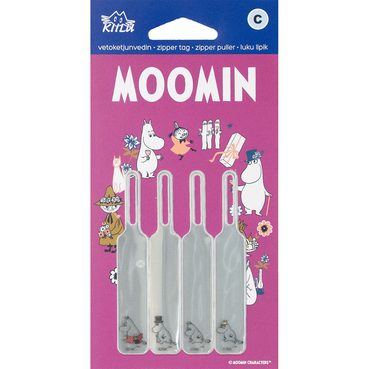 Moomin ムーミン Accepta アクセプタ ジップリフレクター ( ムーミンファミリー )