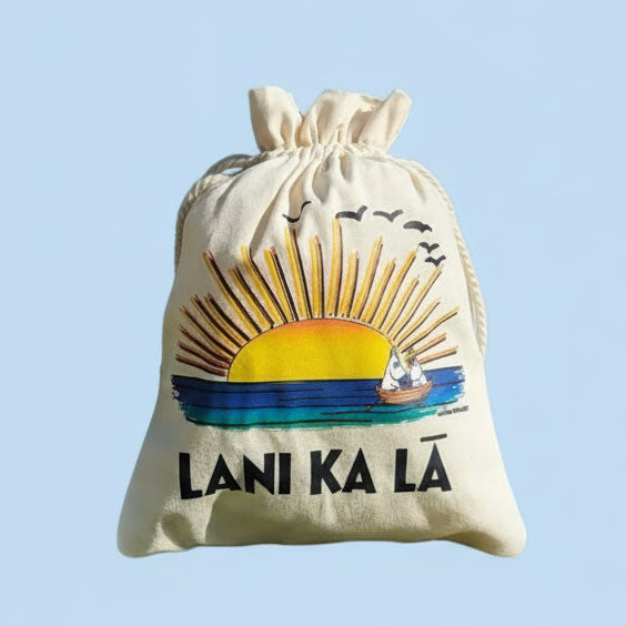 MOOMIN SHOP HAWAII ムーミンショップハワイ 巾着ポーチ ( Lani Ka La / M)