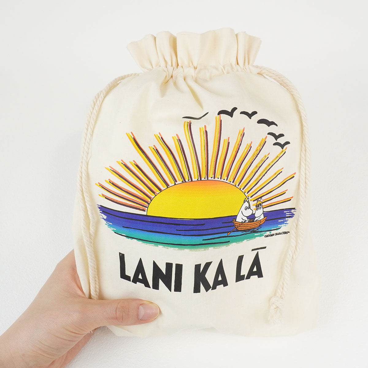 MOOMIN SHOP HAWAII ムーミンショップハワイ 巾着ポーチ ( Lani Ka La / M)