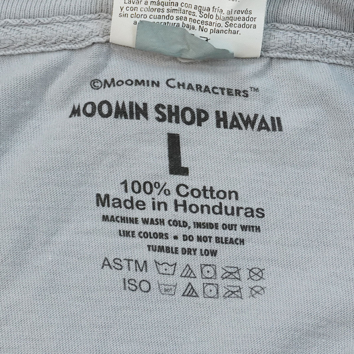 MOOMIN SHOP HAWAII ムーミンショップハワイ Ｔシャツ ( アングリームーミン / L / グレー )