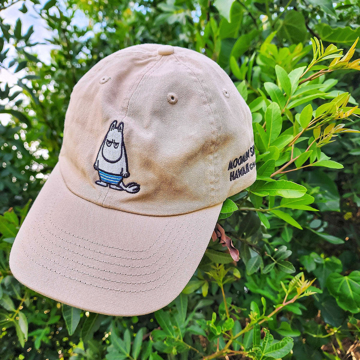 MOOMIN SHOP HAWAII ムーミンショップハワイ ベースボールキャップ ( アングリームーミン / ベージュ )