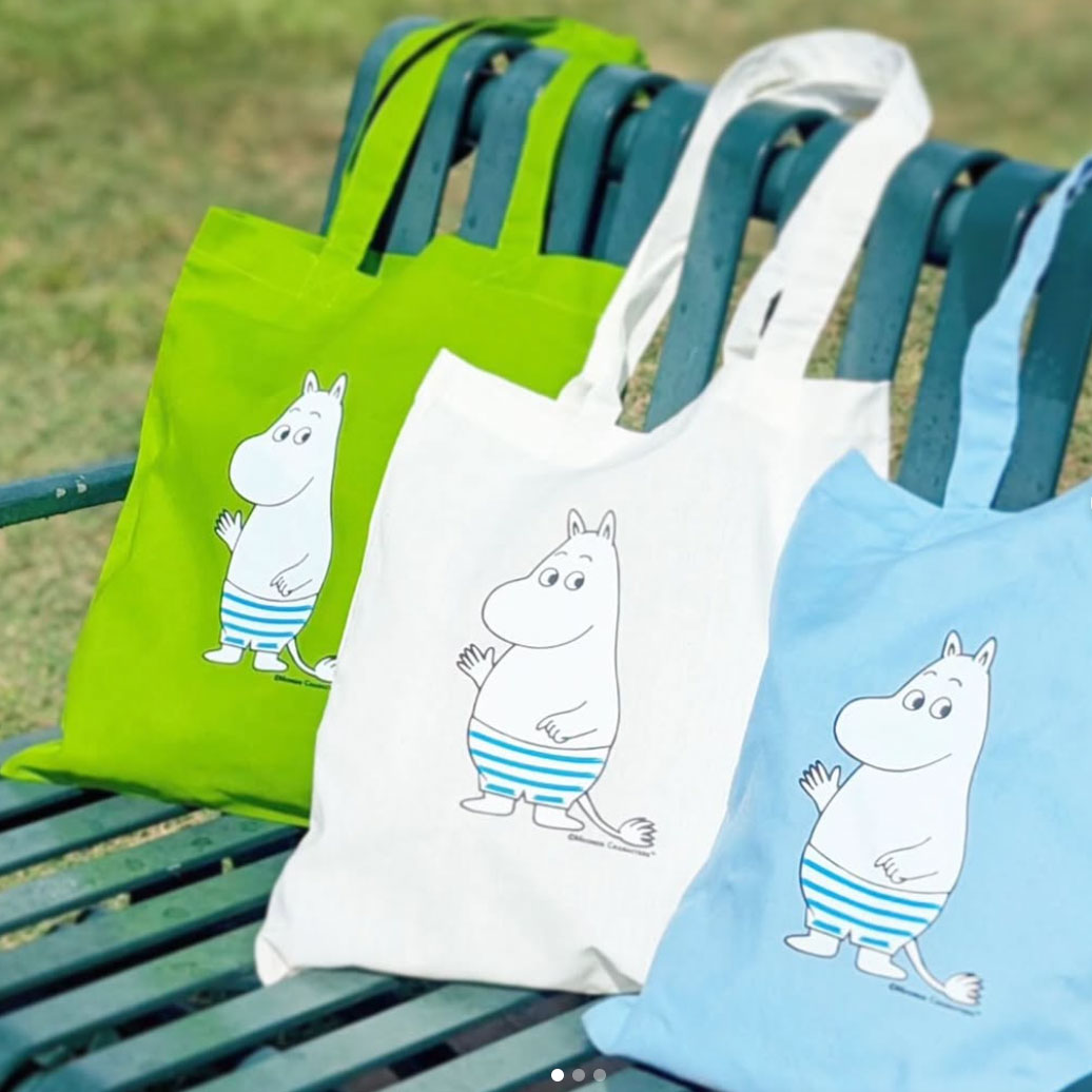 MOOMIN SHOP HAWAII ムーミンショップハワイ トートバッグ ( 水着ムーミン / スカイブルー )