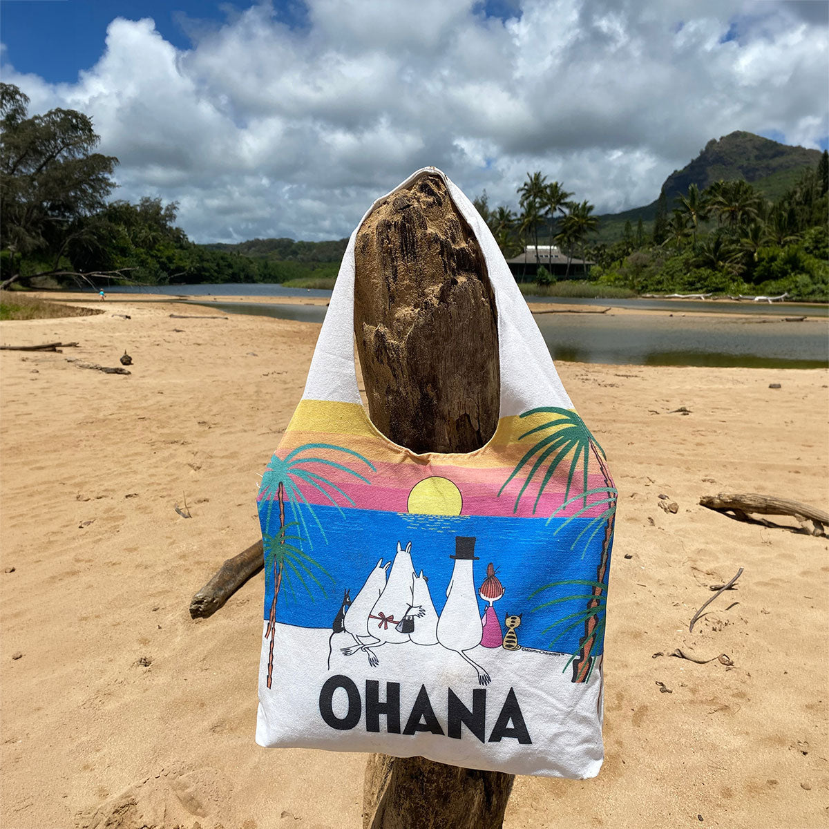 MOOMIN SHOP HAWAII ムーミンショップハワイ 帆布トートバッグ ( OHANA )