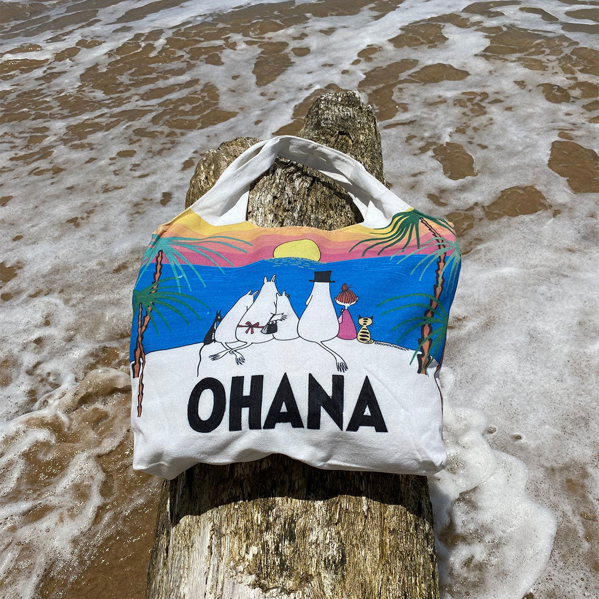MOOMIN SHOP HAWAII ムーミンショップハワイ 帆布トートバッグ ( OHANA )