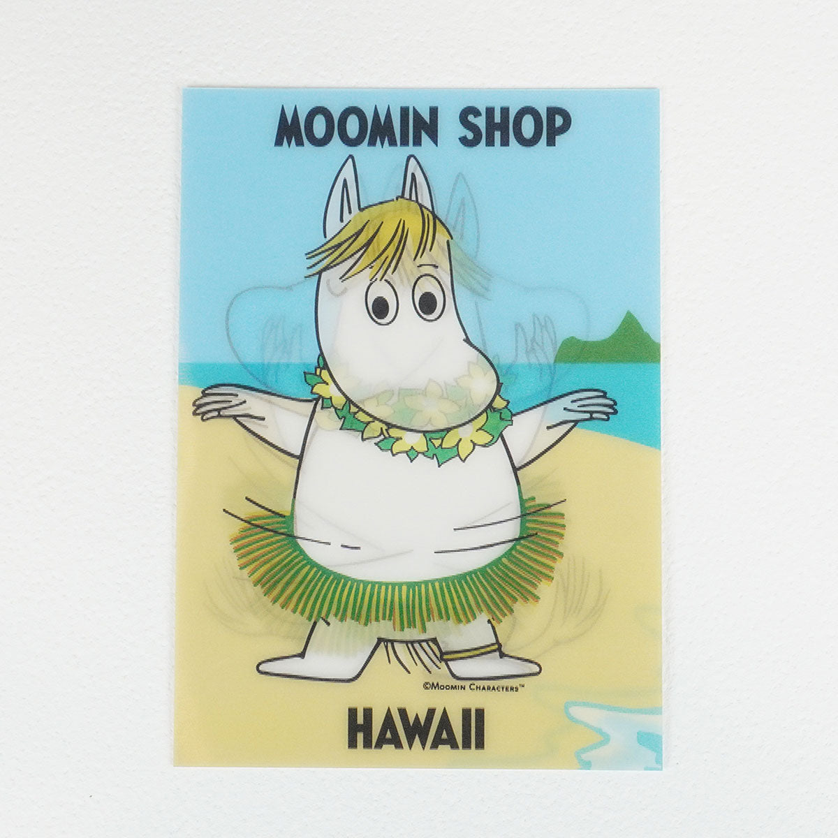 MOOMIN SHOP HAWAII ムーミンショップハワイ ホログラムポストカード ( スノークのおじょうさん )