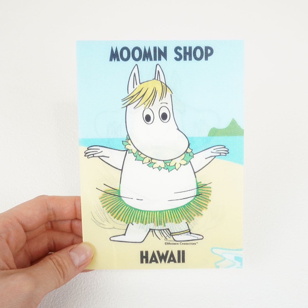 MOOMIN SHOP HAWAII ムーミンショップハワイ ホログラムポストカード ( スノークのおじょうさん )