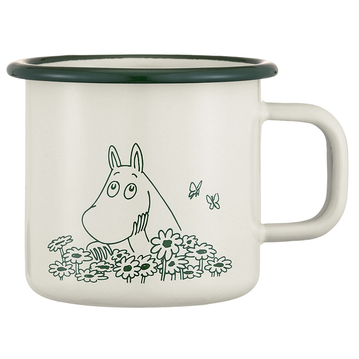 Moomin ムーミン Muurla ムールラ マグカップ ( Summer Crush / ベージュ×グリーン / 370ml )
