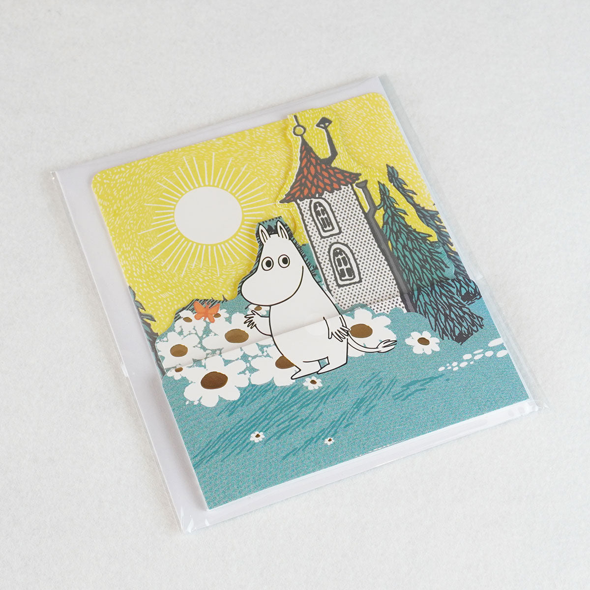 Moomin ムーミン Linnapaperi リンナパペリ 3Dポップアップカード ( ムーミンとムーミンハウス )