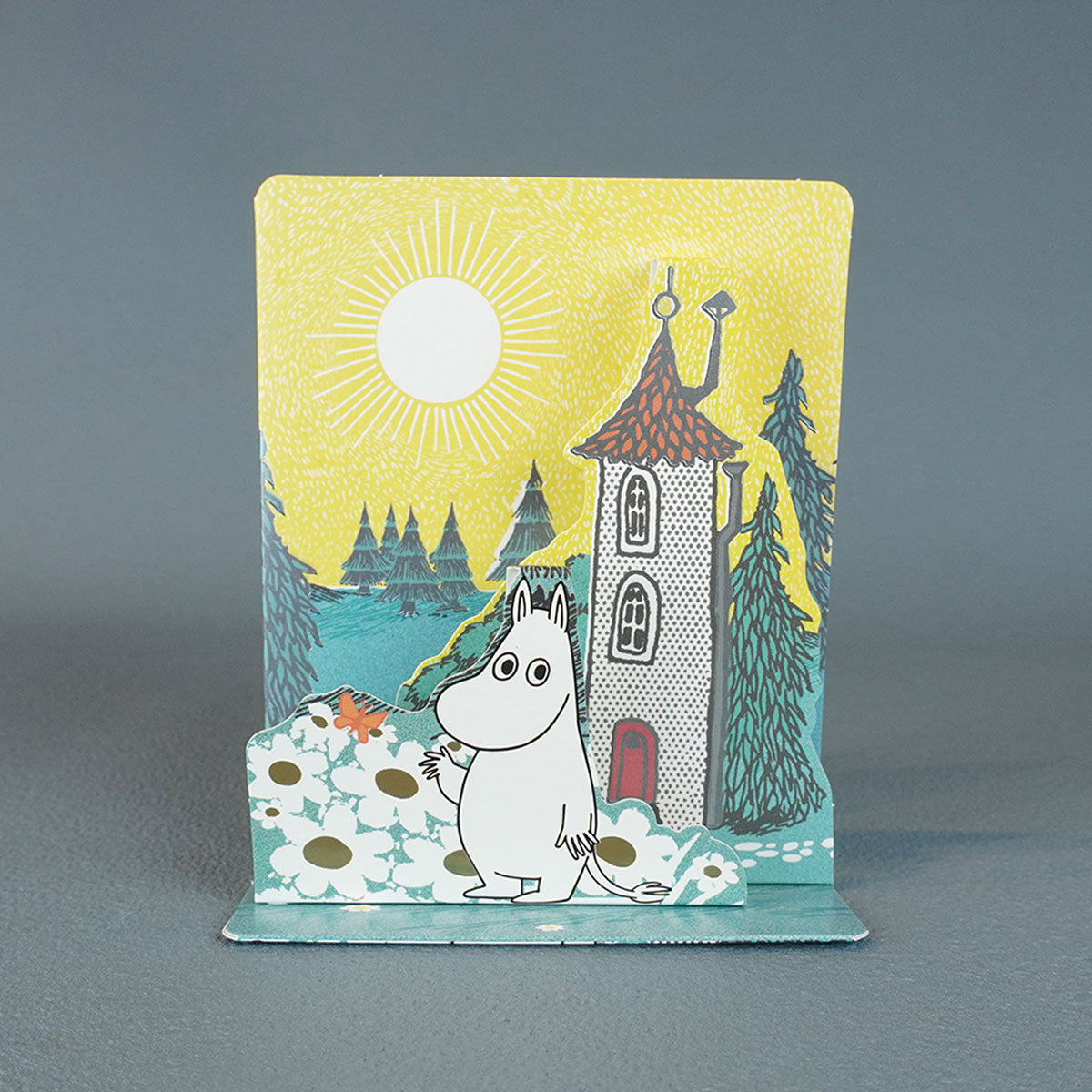 Moomin ムーミン Linnapaperi リンナパペリ 3Dポップアップカード ( ムーミンとムーミンハウス )