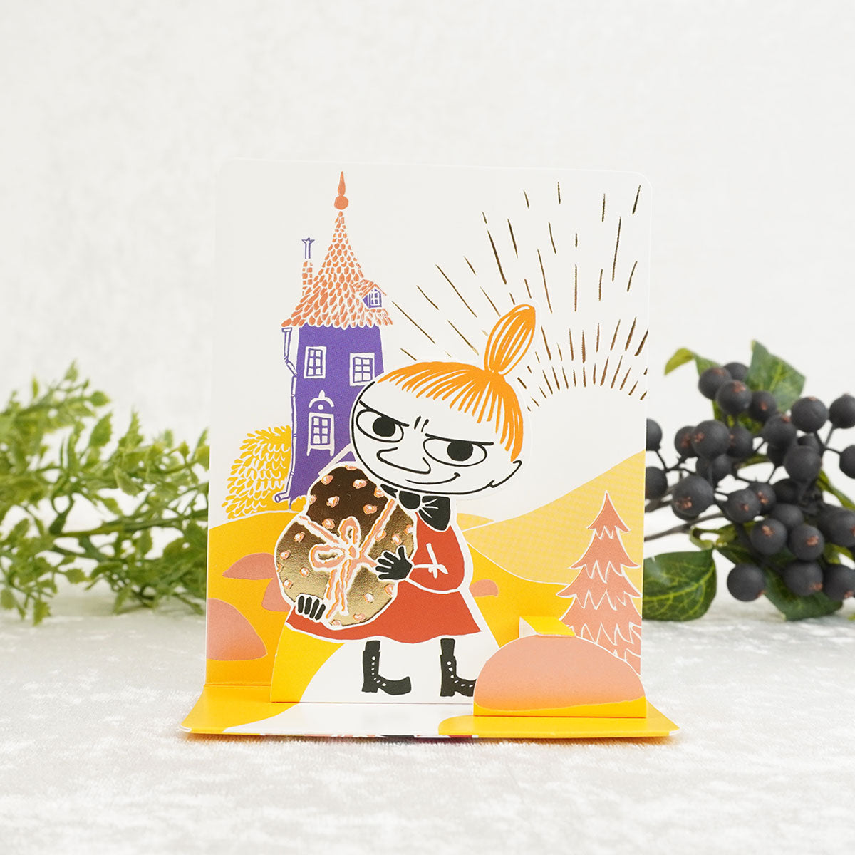 Moomin ムーミン Linnapaperi リンナパペリ 3Dポップアップカード ( リトルミイとムーミンハウス )