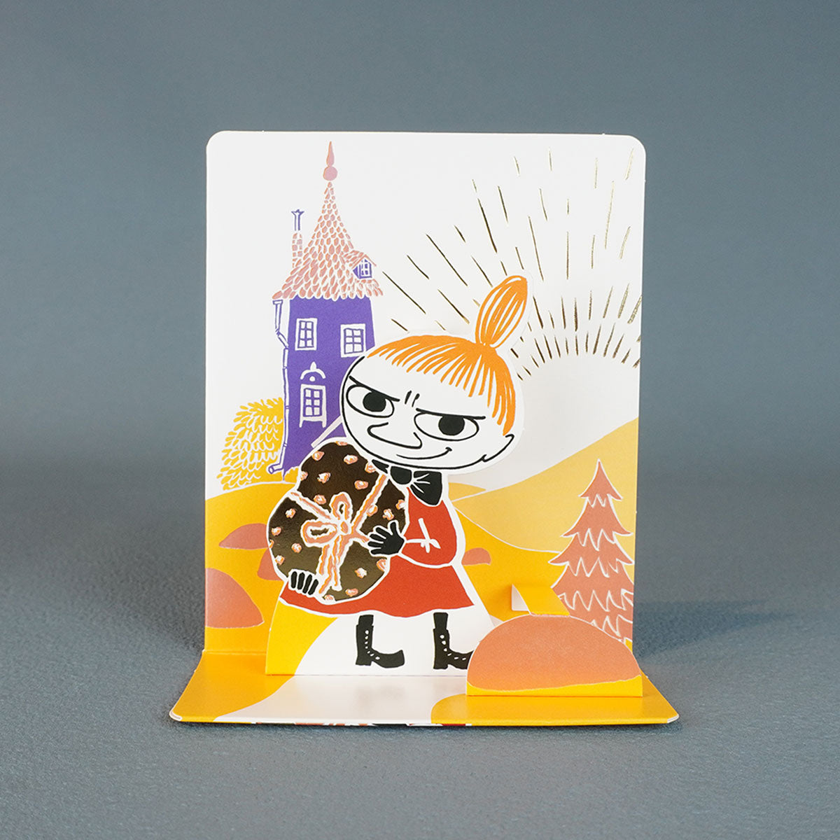 Moomin ムーミン Linnapaperi リンナパペリ 3Dポップアップカード ( リトルミイとムーミンハウス )